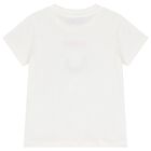 Ivory Christmas Teddy Bear Logo T-Shirt, 1, hi-res