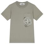Boys Green Logo T-Shirt, 2, hi-res