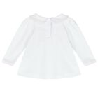 Baby Girls White and Pink Smocked Set, 1, hi-res