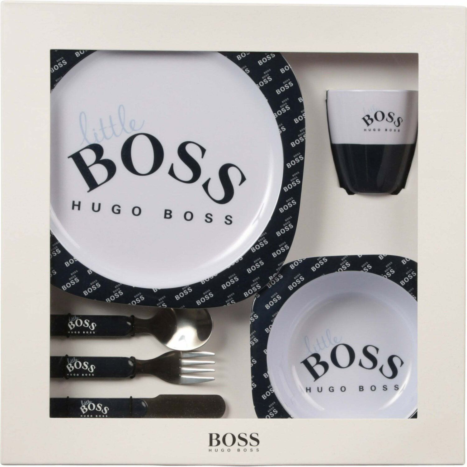Baby Logo Dinner Set, 1, hi-res