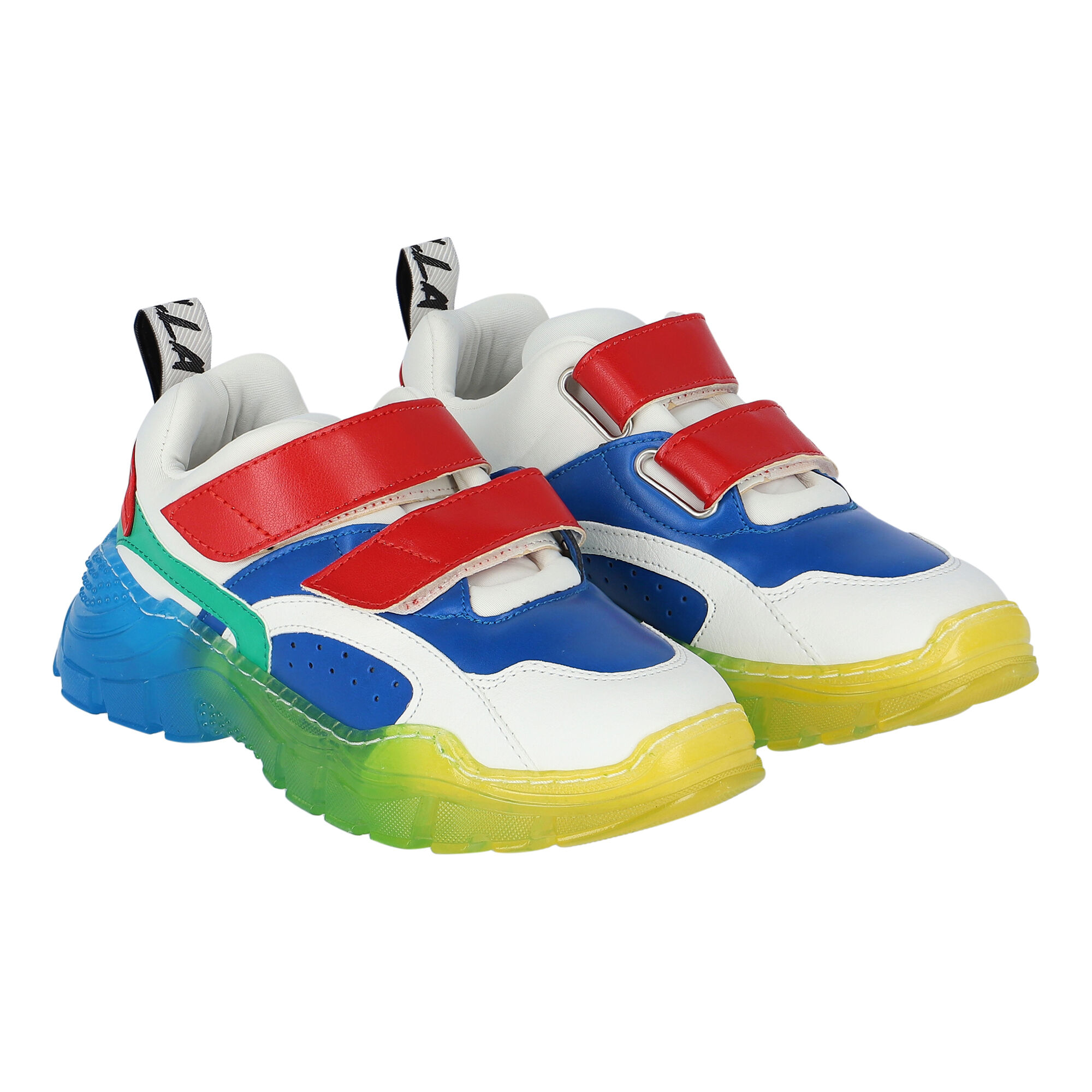 Red velcro trainers online