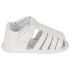 Baby Boys White Sandals, 3, hi-res
