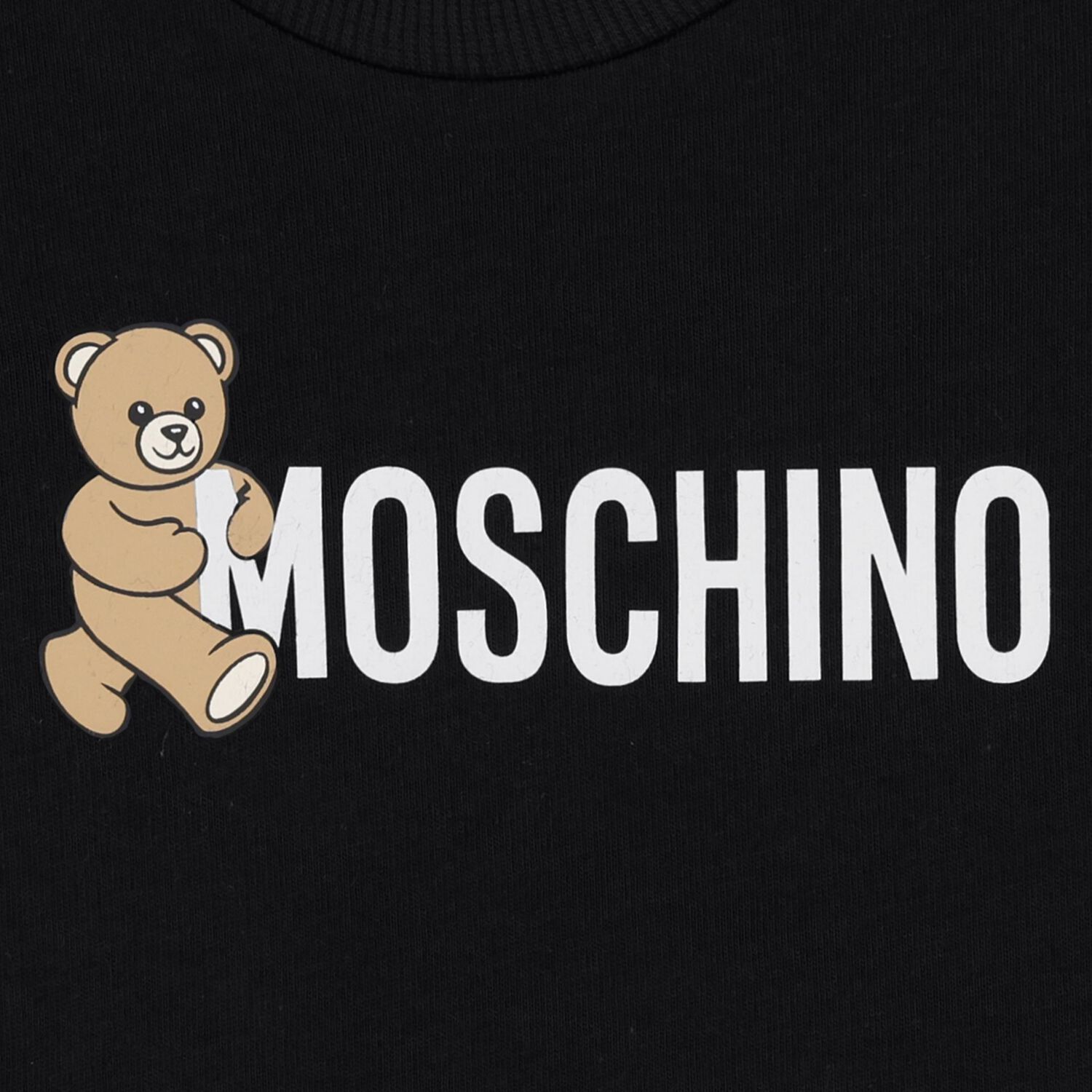 Younger Black Teddy Bear Logo T-Shirt, 2, hi-res image number null