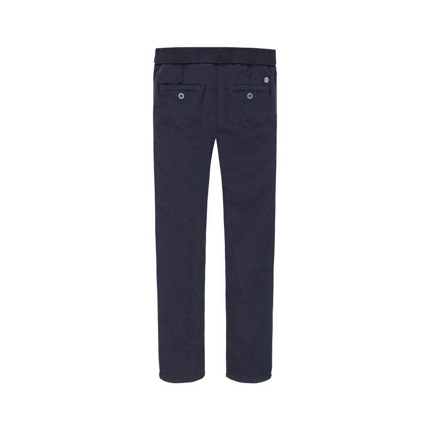 Boys Blue Chino Trousers, 1, hi-res