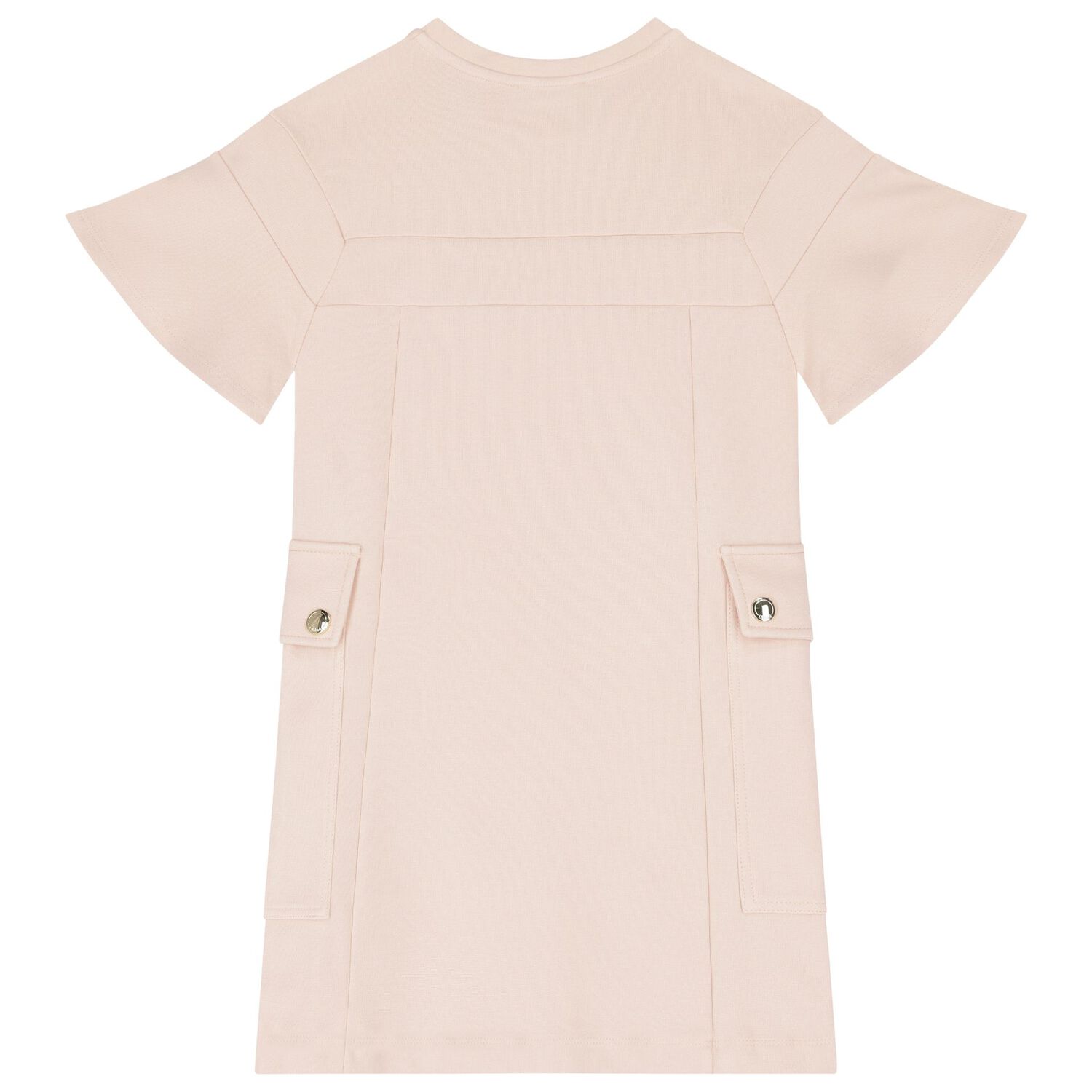 Girls Pink Logo Dress, 1, hi-res image number null