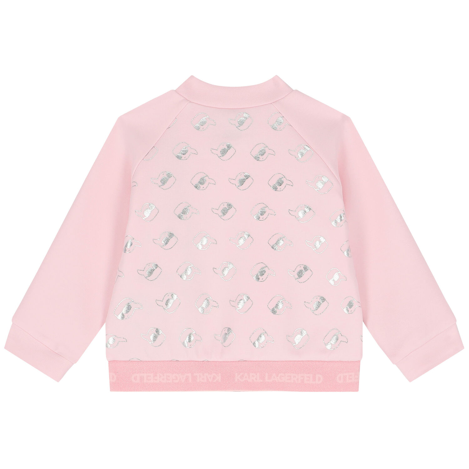 Younger Girls Pink & White Logo 3-Piece Tracksuit, 1, hi-res