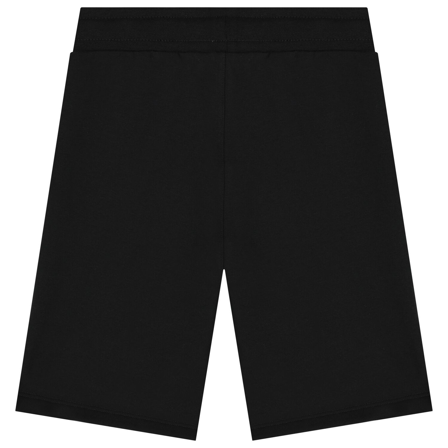 Boys Black Logo Shorts, 1, hi-res