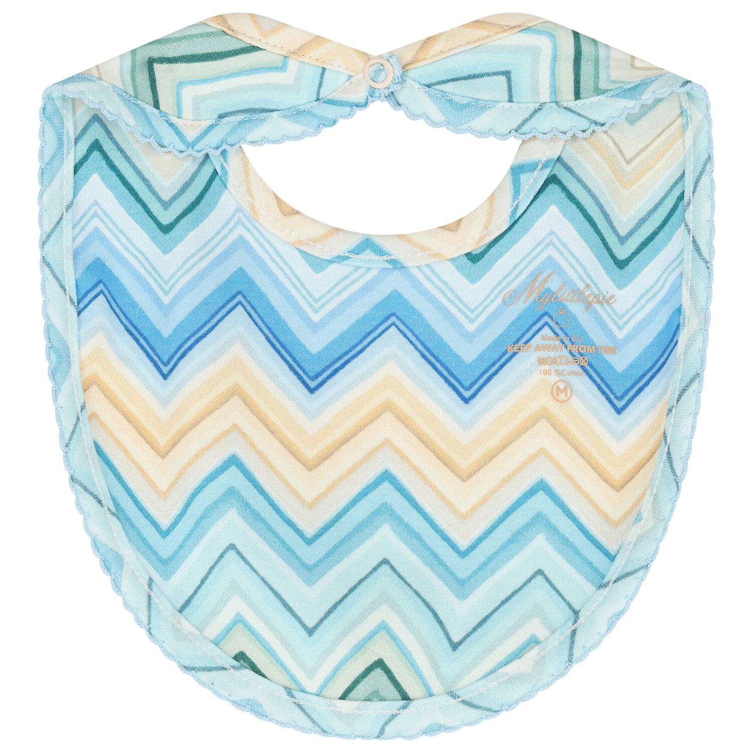 Blue & Yellow Zig Zag Babygrow Set, 1, hi-res image number null