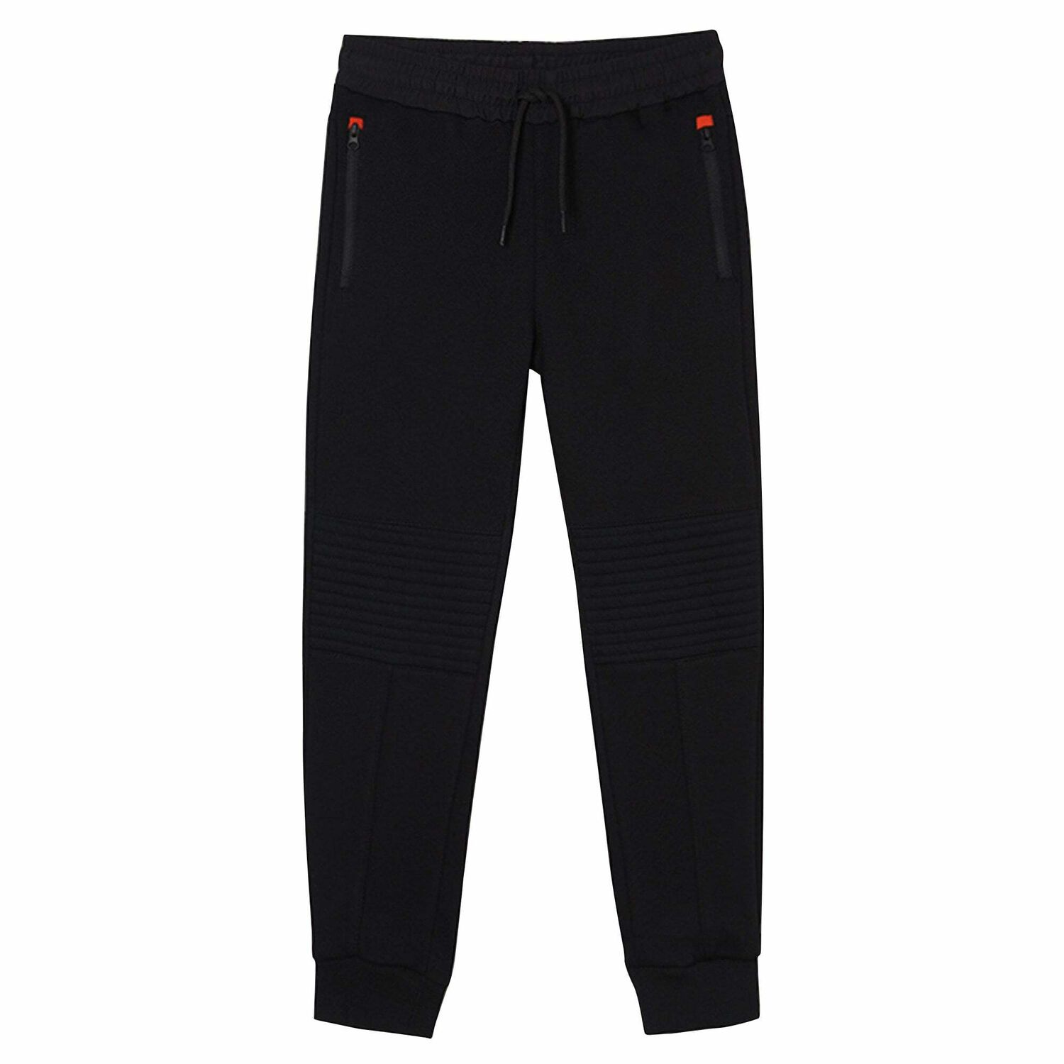 Boys Black Joggers, 1, hi-res