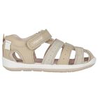 Younger Boys Beige Sandals , 2, hi-res