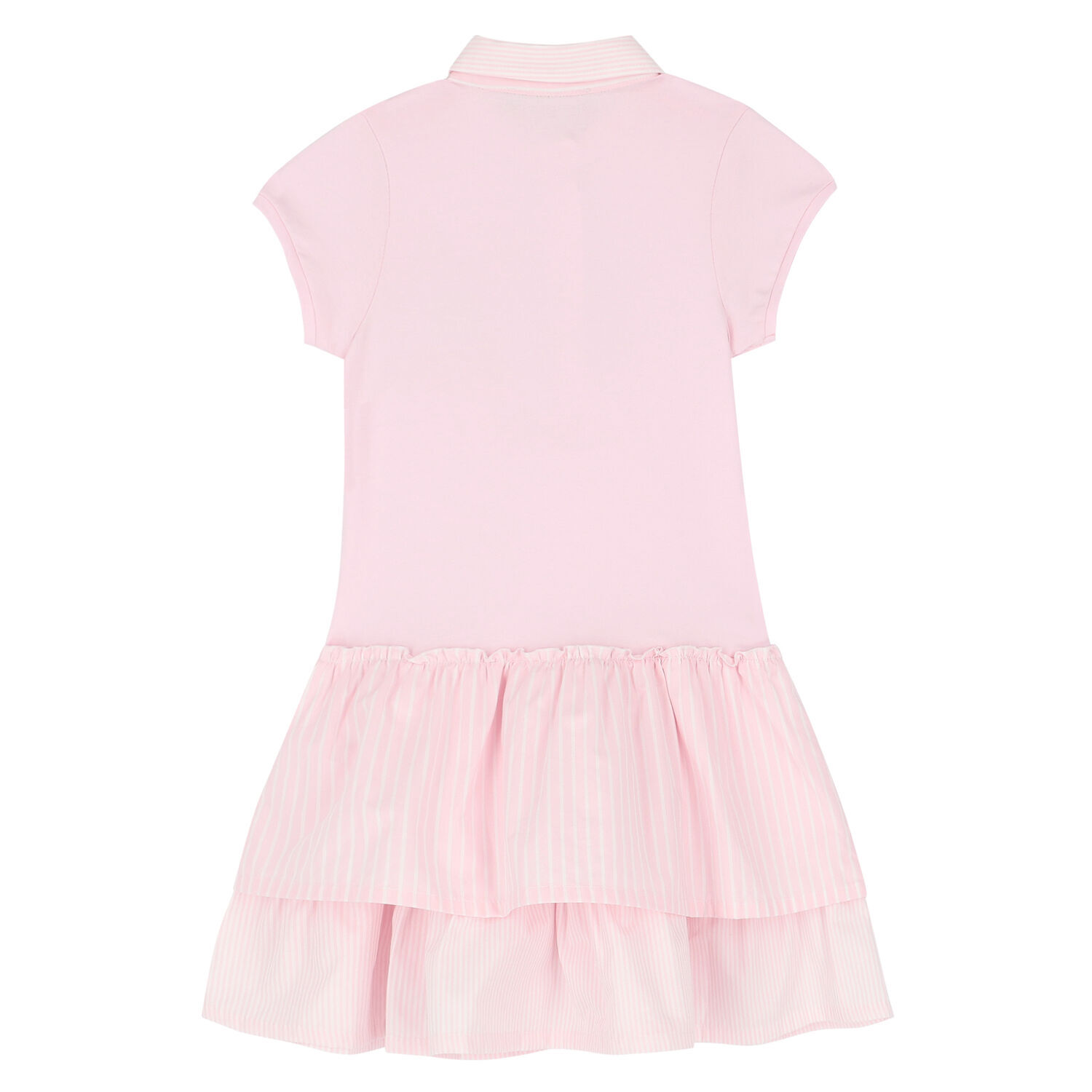 Girls Pink Polo Dress, 1, hi-res