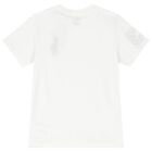 Boys White Logo T-Shirt, 1, hi-res