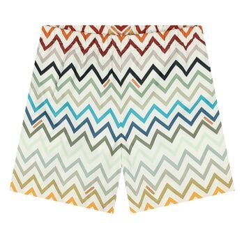 Younger Boys Multi-Coloured Zig Zag Swim Shorts