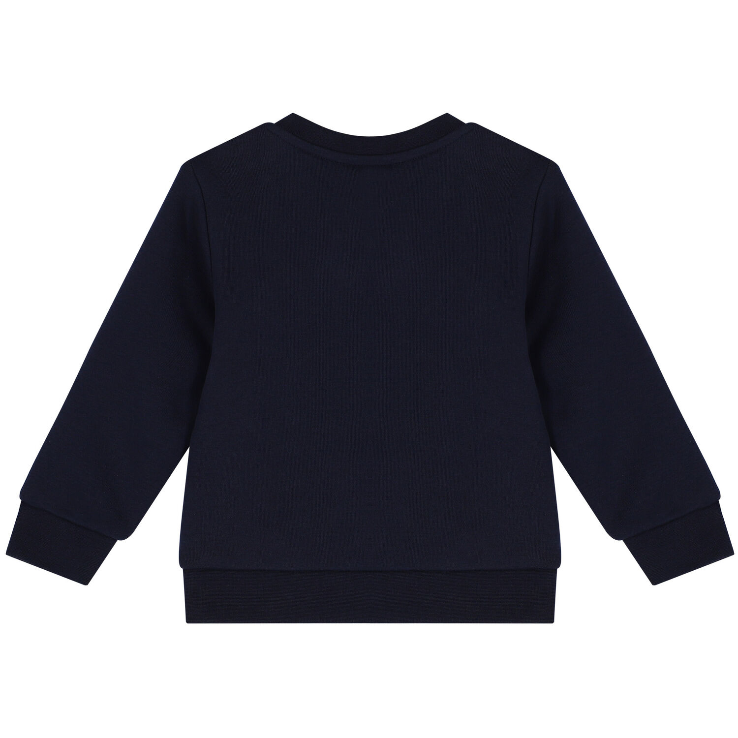 Younger Boys Navy Blue Logo Sweatshirt, 1, hi-res