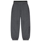 Boys Grey Logo Joggers, 1, hi-res
