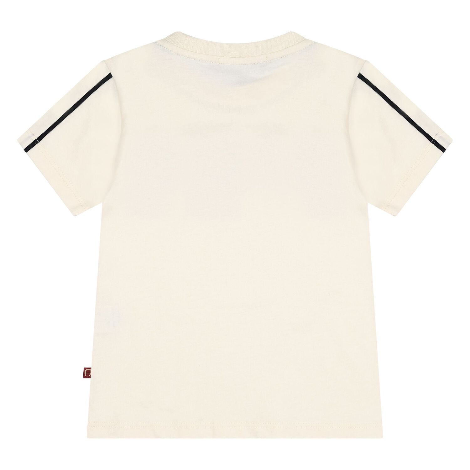 Younger Boys Beige Logo T-Shirt, 1, hi-res