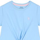 Girls Blue Logo T-Shirt, 2, hi-res