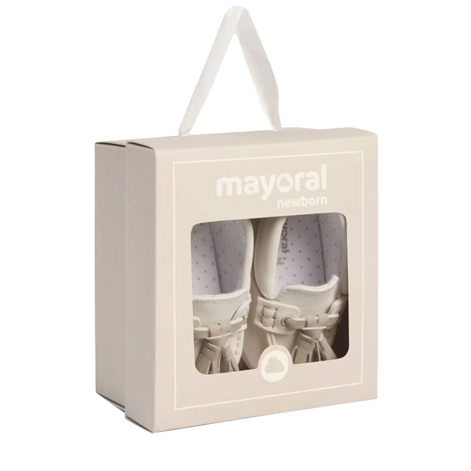 Baby Boys Ivory Moccasins, 2, hi-res