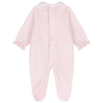 Baby Girls Pink Heart Babygrow