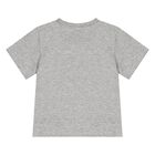 Younger Boys Grey Dove Logo T-Shirt, 1, hi-res