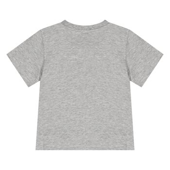 Younger Boys Grey Dove Logo T-Shirt