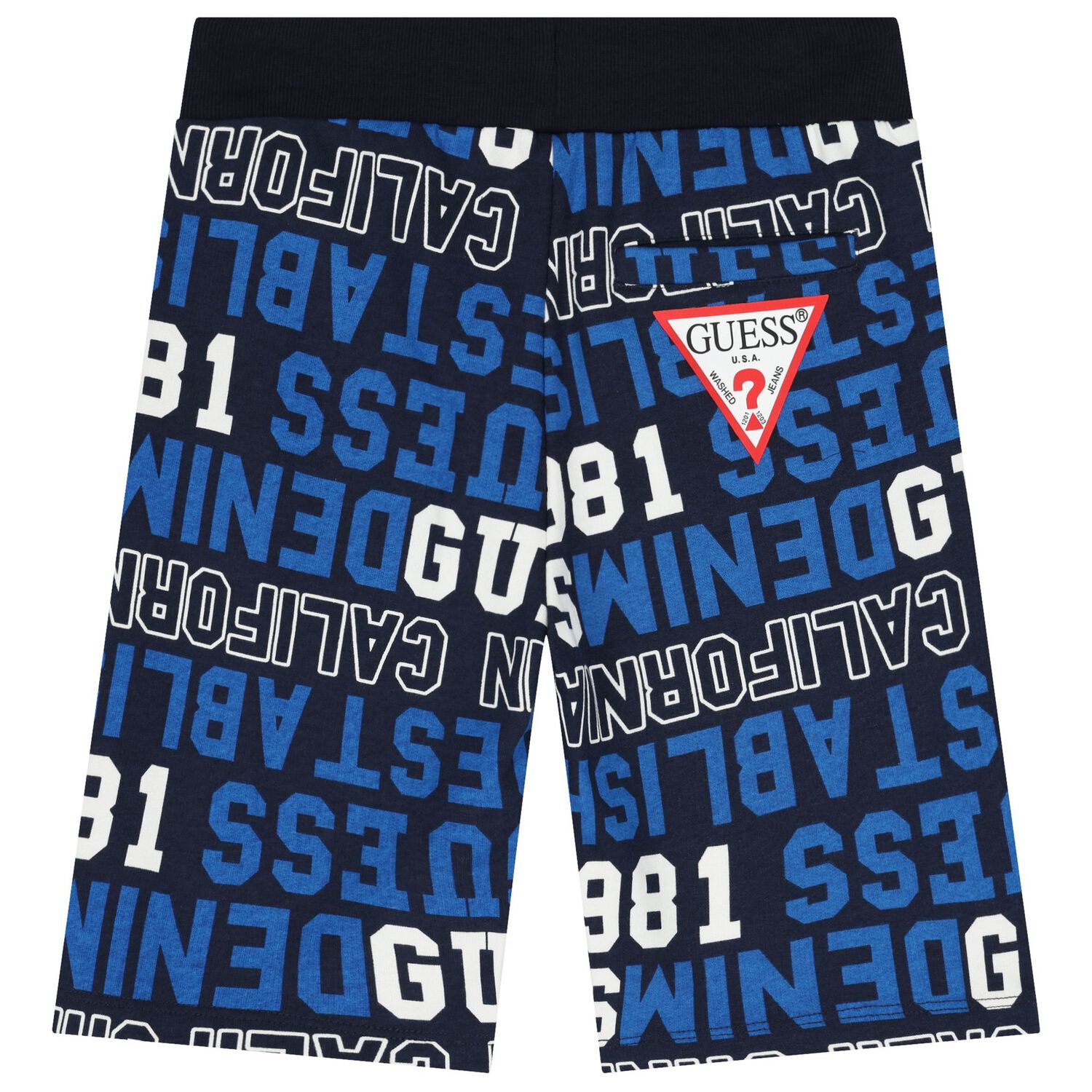 Boys Blue Logo Shorts, 2, hi-res image number null