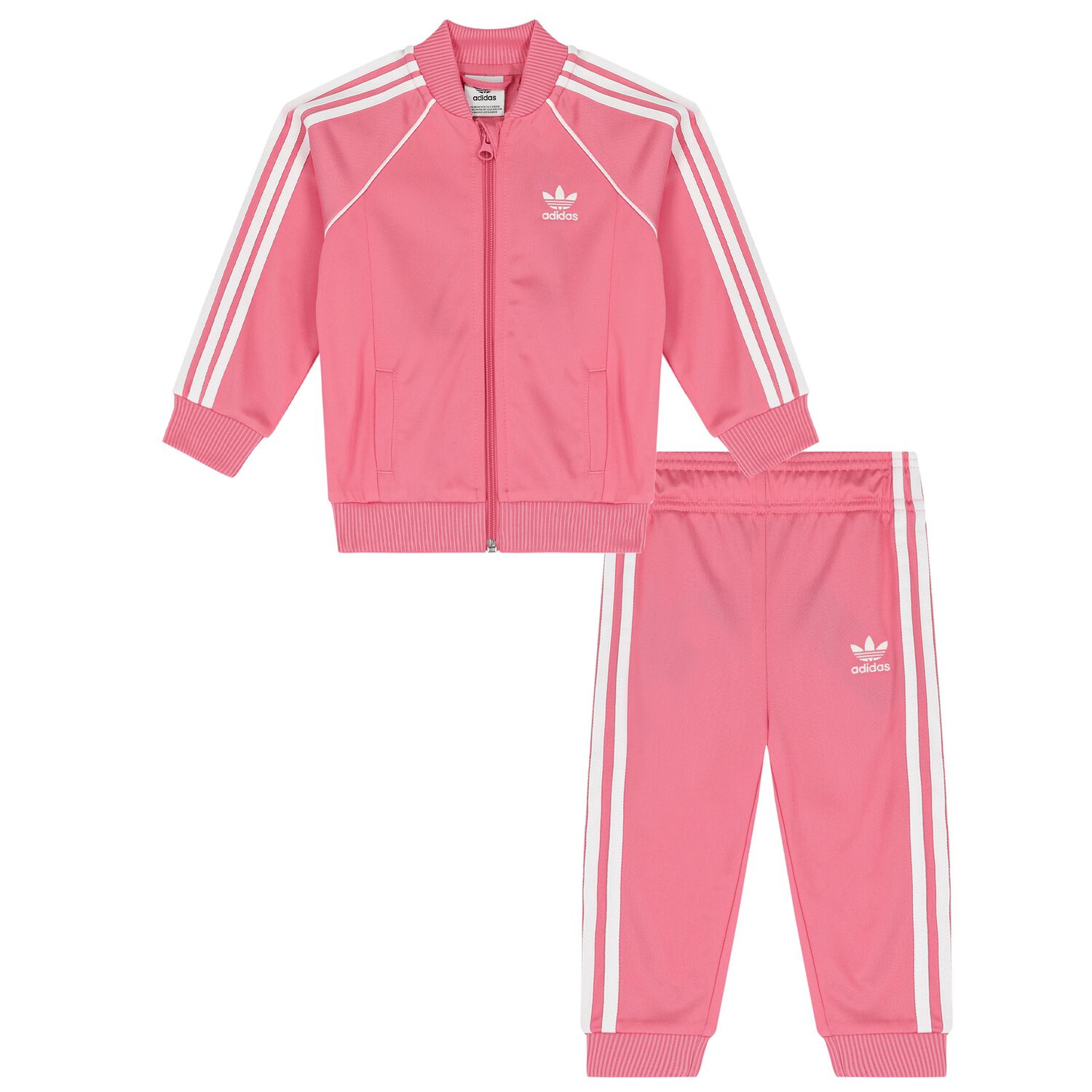 Baby Girls Pink Logo Tracksuit, 1, hi-res