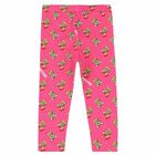 Younger Girls Pink Logo Leggings, 1, hi-res