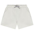 Girls Ivory & Silver Shorts, 1, hi-res