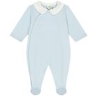 Baby Boys Blue Logo Babygrow Gift Set, 2, hi-res