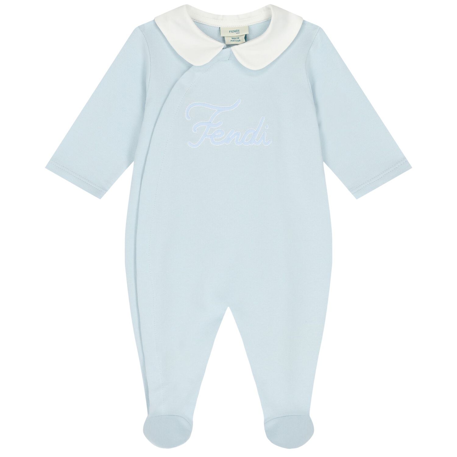 Baby Boys Blue Logo Babygrow Gift Set, 2, hi-res