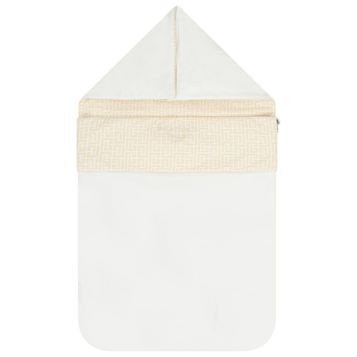 White & Yellow Logo Baby Nest, 1, hi-res