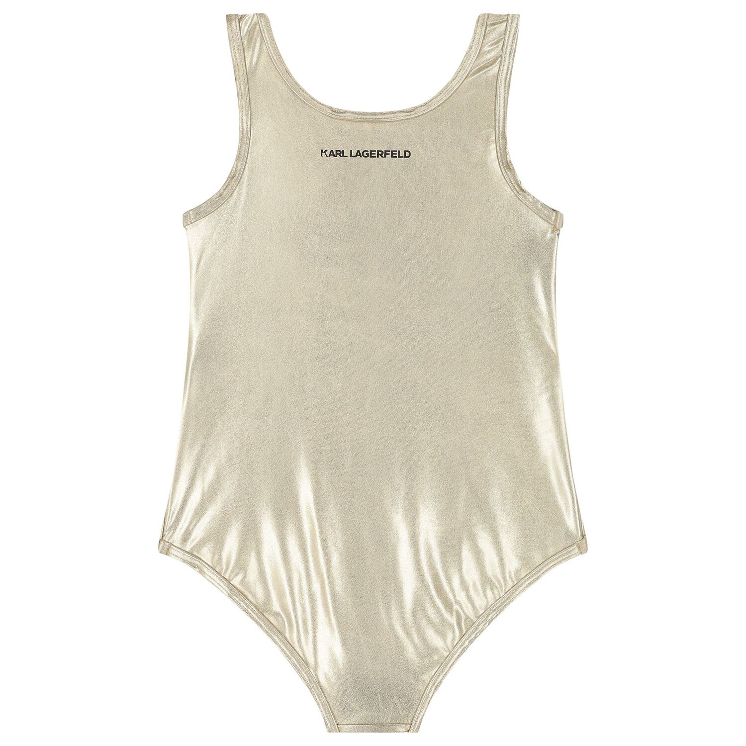 Girls Gold Logo Swimsuit, 1, hi-res image number null