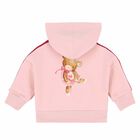 Baby Girls Pink Hooded Top, 1, hi-res