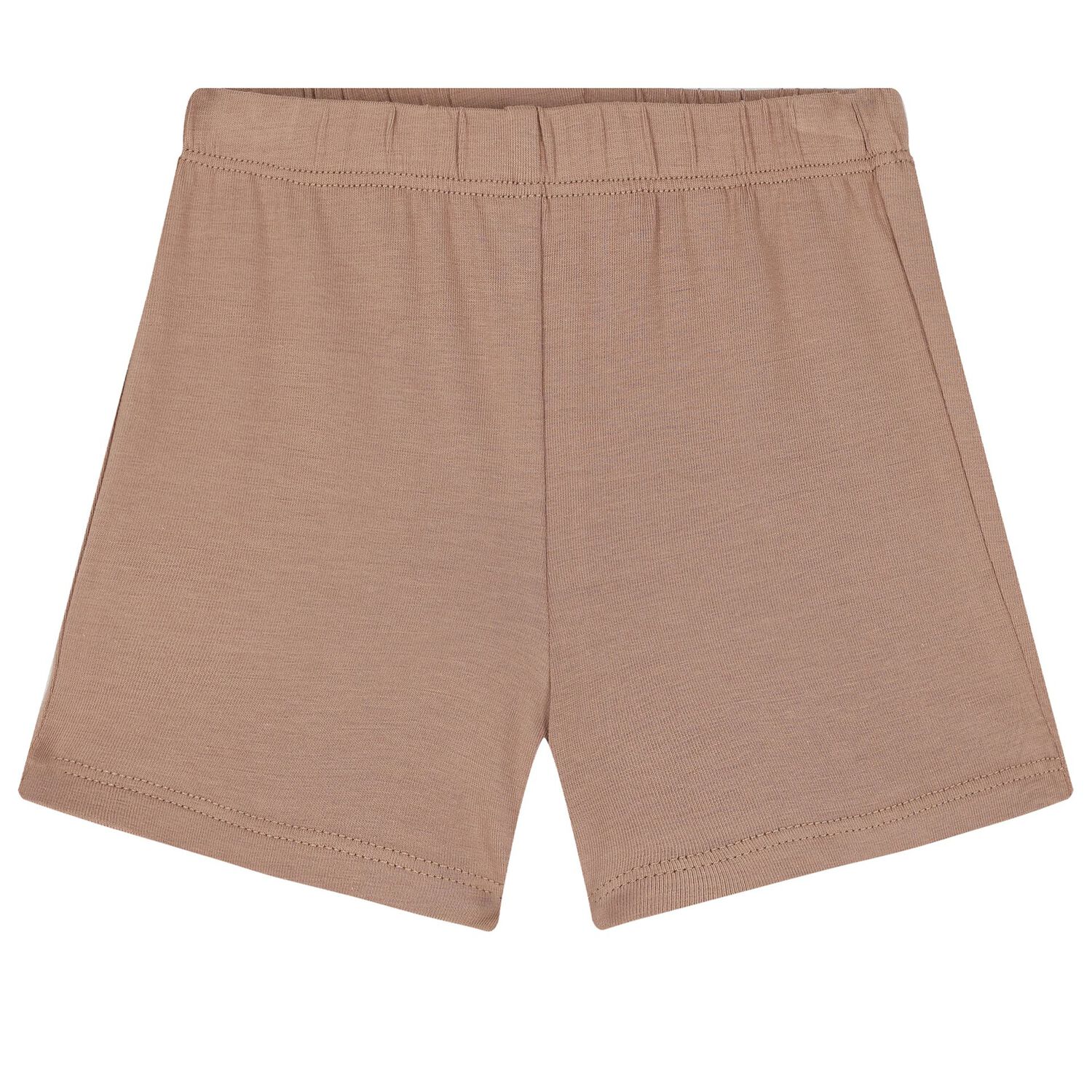 Baby Boys White & Brown Teddy Bear Shorts Set ( 2-Pack ), 2, hi-res