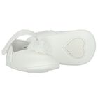 Baby Girls White Pre Walker Shoes, 1, hi-res