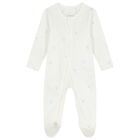 Baby Boys White & Blue Babygrows ( 2 Pack ), 2, hi-res