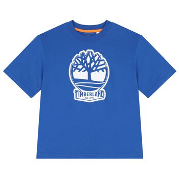 Boys Blue Logo T-Shirt