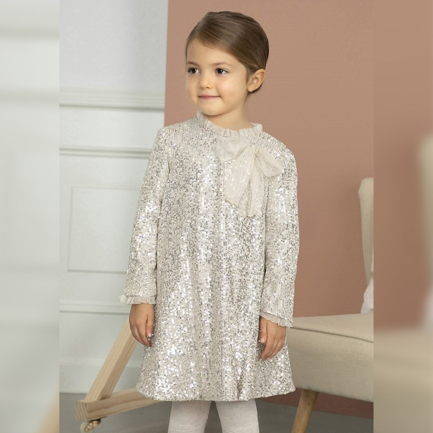 Girls Sequin Special Occasion dress, 1, hi-res