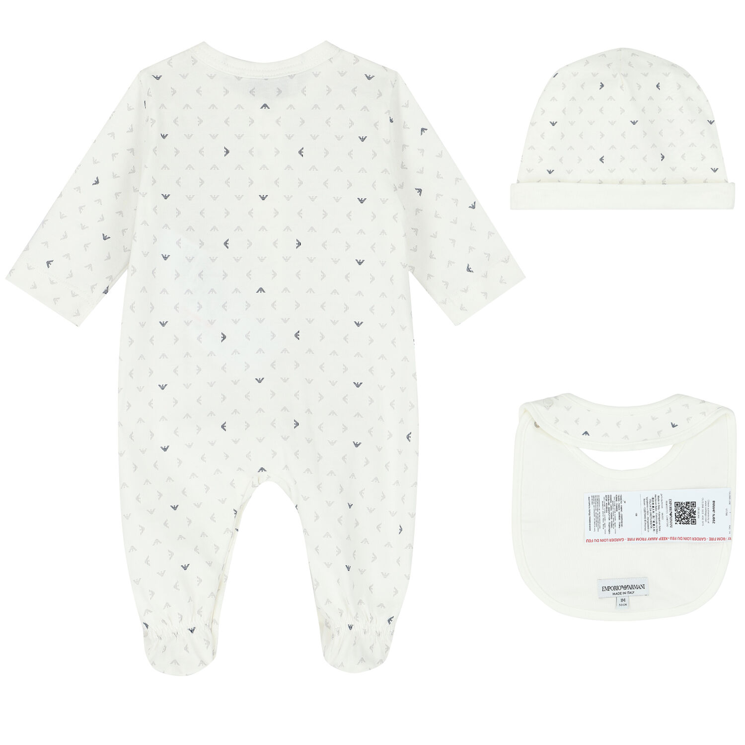 Ivory Logo Babygrow Gift Set, 2, hi-res image number null