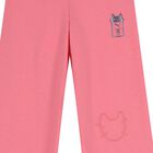 Girls Pink Dollhouse Flared Leggings, 1, hi-res