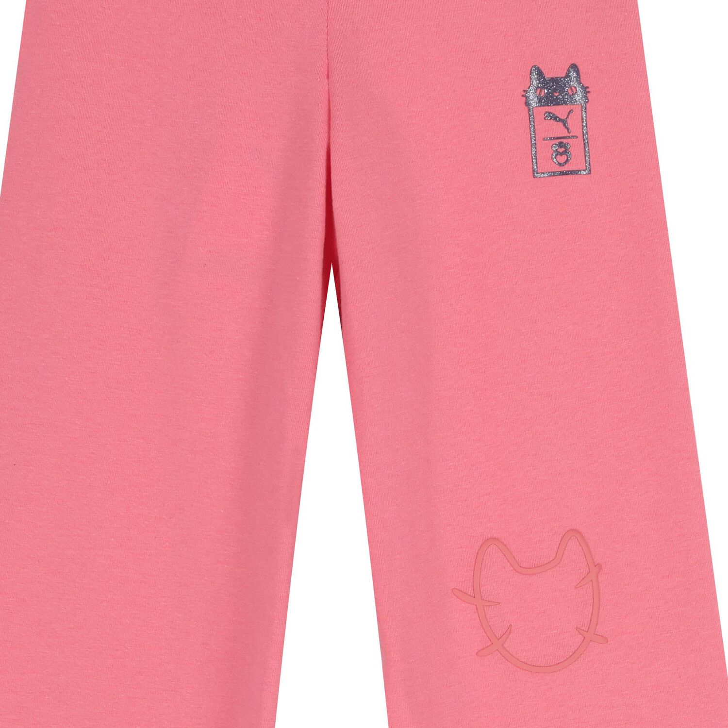 Girls Pink Dollhouse Flared Leggings, 1, hi-res