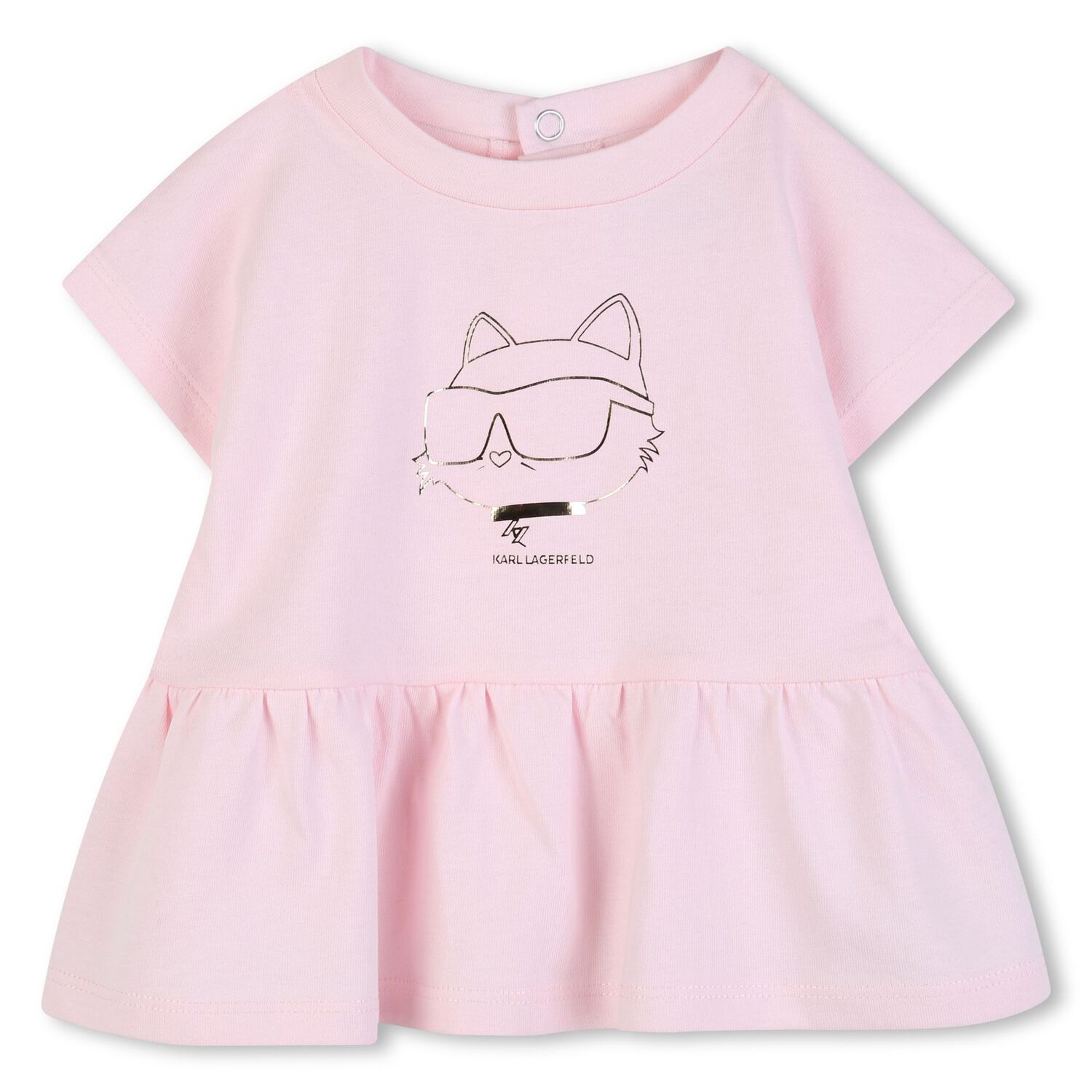 Baby Girls Pink & White Leggings Set, 1, hi-res