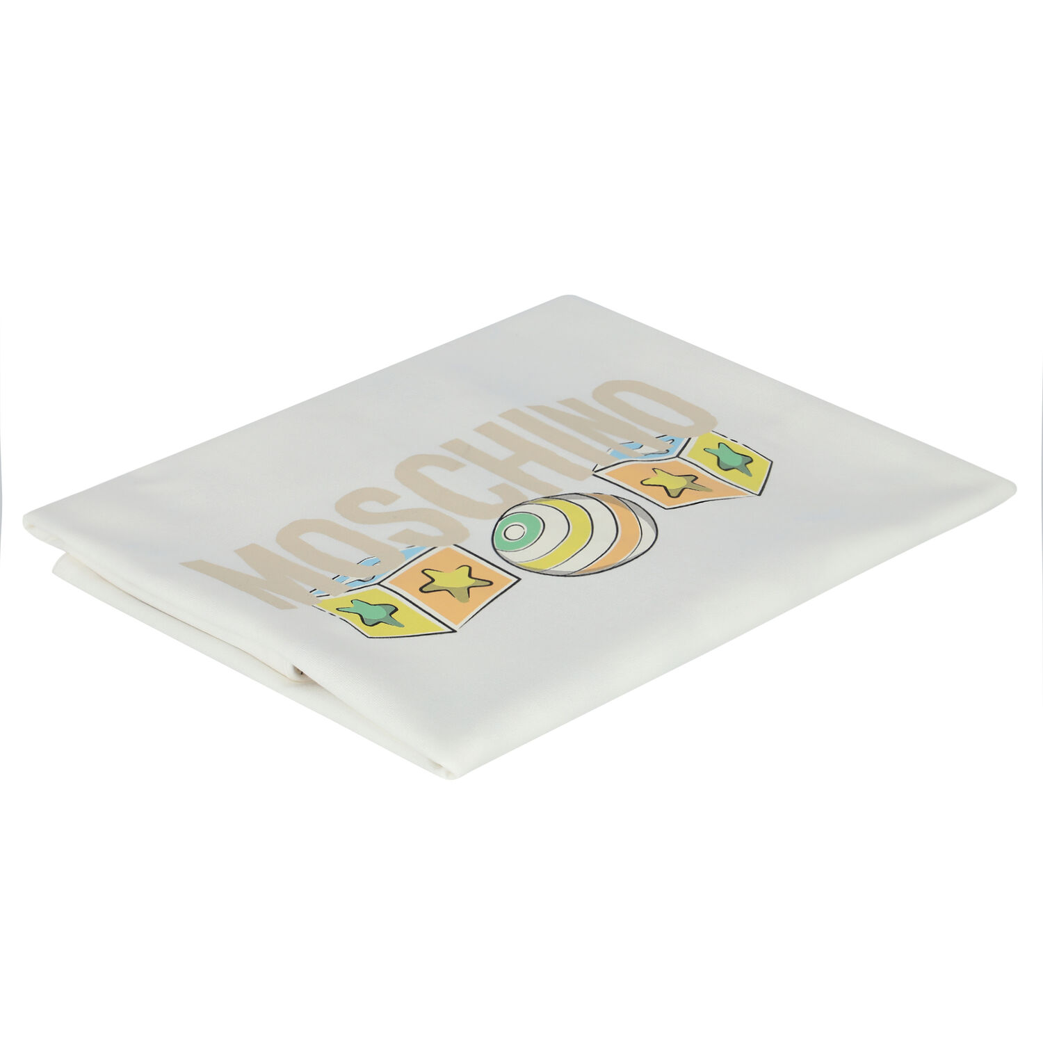 Ivory Teddy Bear Logo Baby Blanket, 1, hi-res