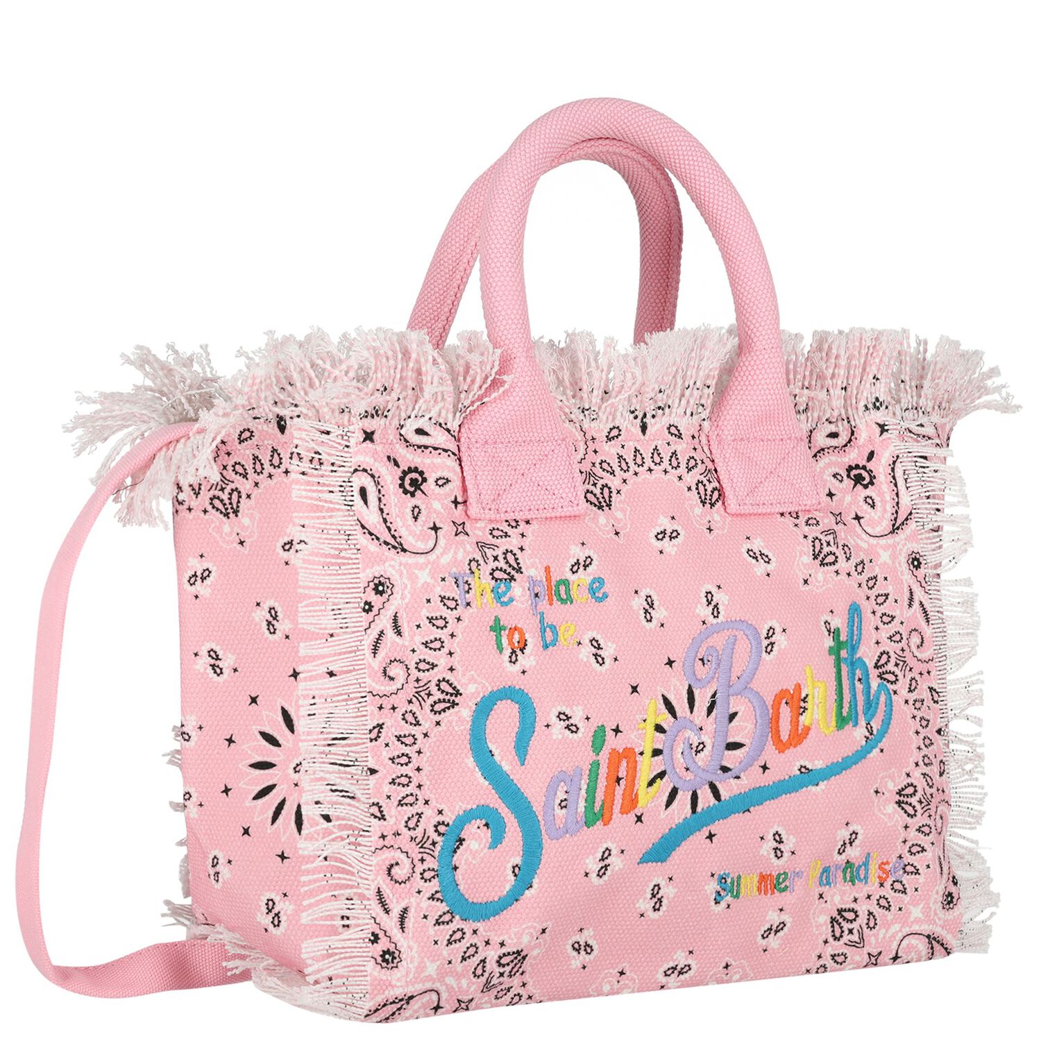 Girls Pink Colette Logo Tote Bag ( 30cm ), 1, hi-res