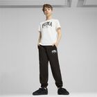 Boys Black Logo Joggers, 1, hi-res