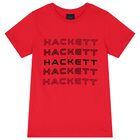 Boys Red Logo T-Shirt, 1, hi-res