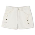 Girls Ivory Shorts, 1, hi-res