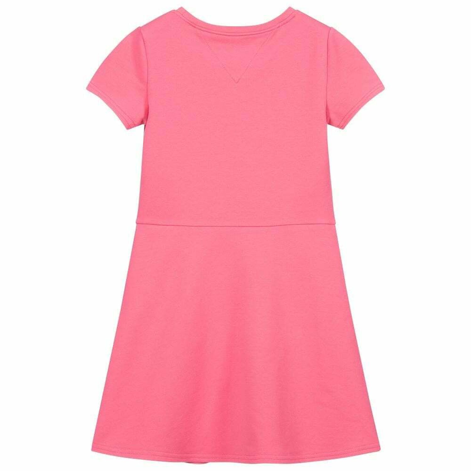 Girls Pink Logo Dress, 3, hi-res