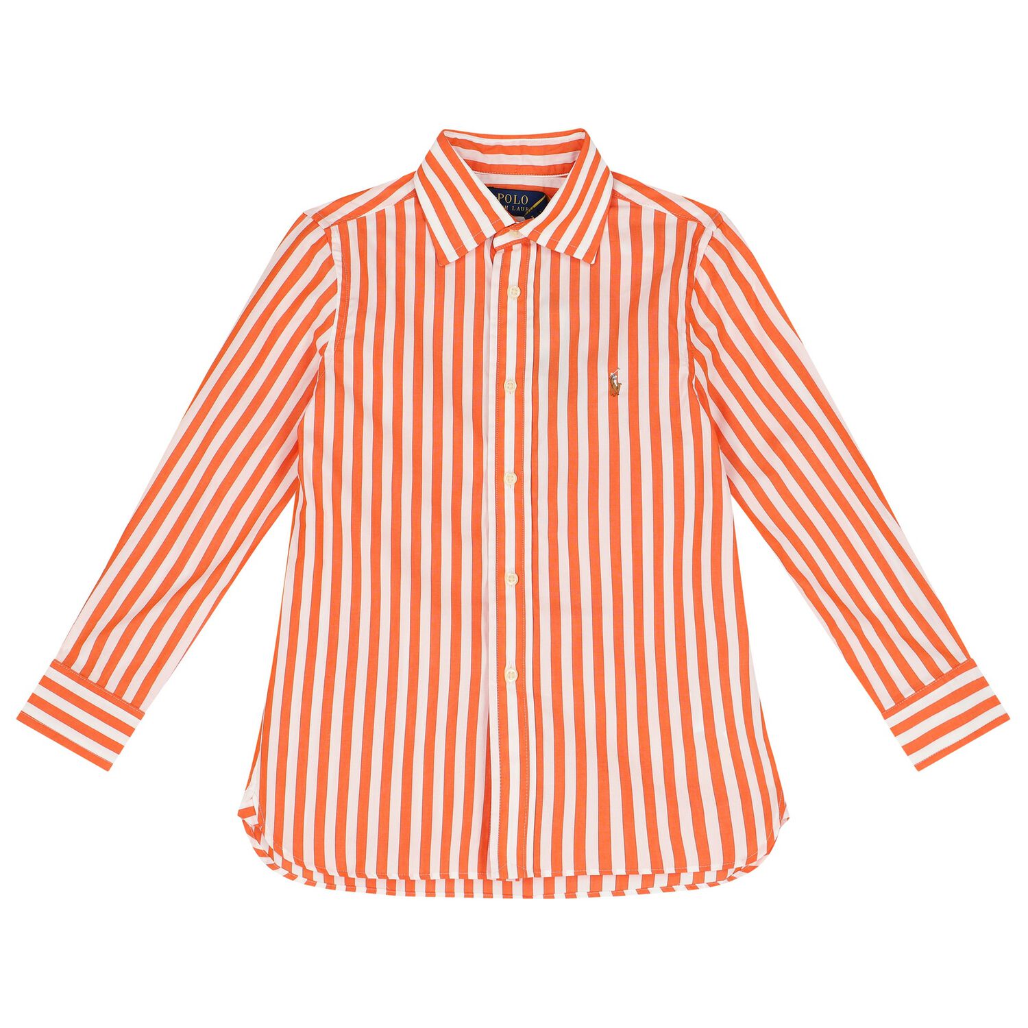 Boys Orange & White Logo Shirt, 1, hi-res image number null